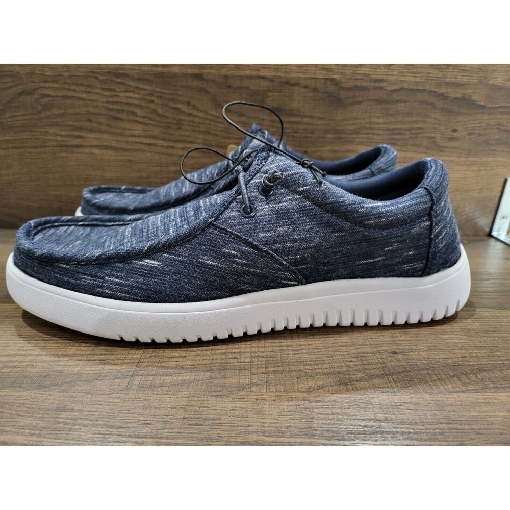 Weatherproof Vintage Men's Ollie Sneaker Shoes Lace-Up Navy 13M New